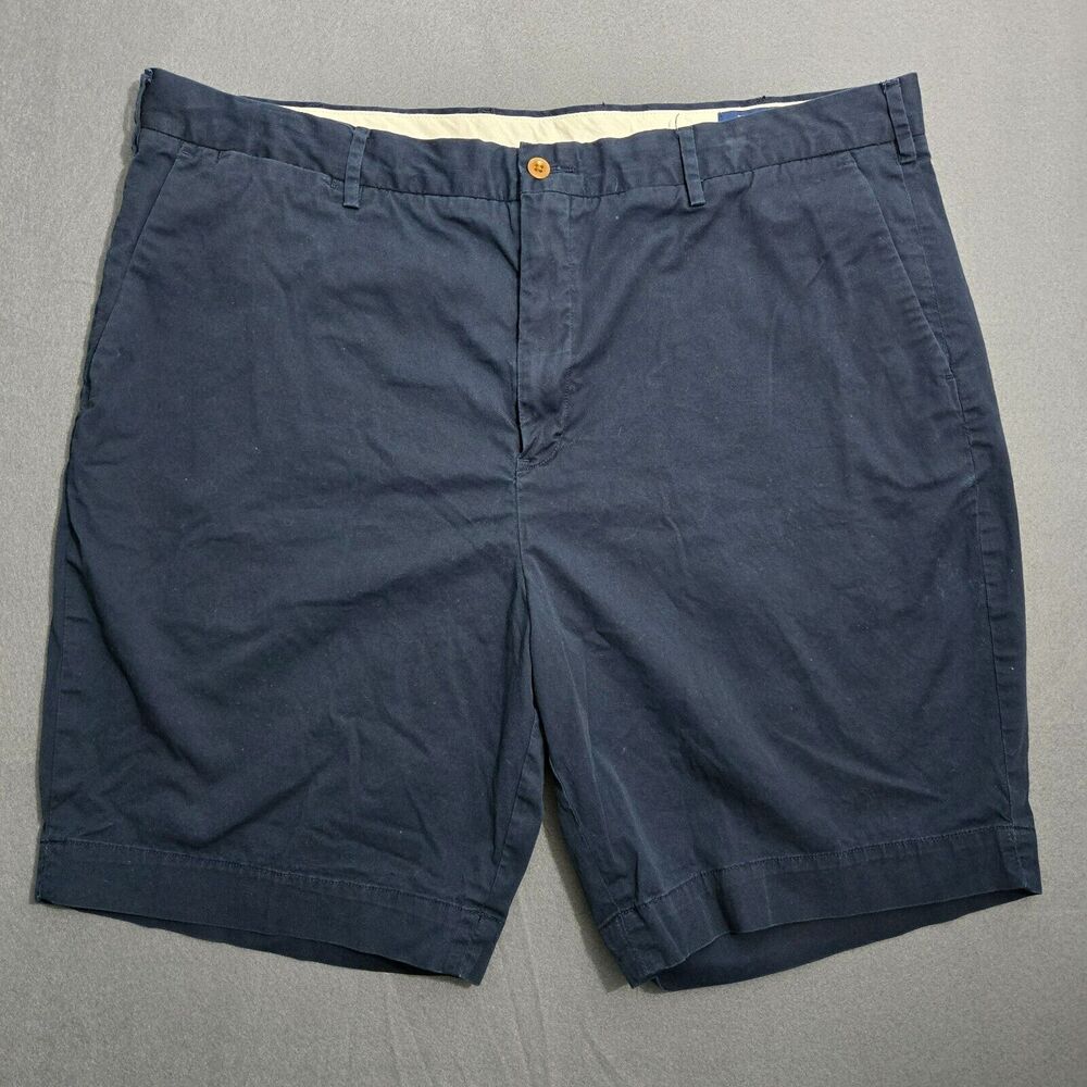 Polo Ralph Lauren Twill Shorts Men 40 Navy Stretch Classic Fit Chino 9" Inseam